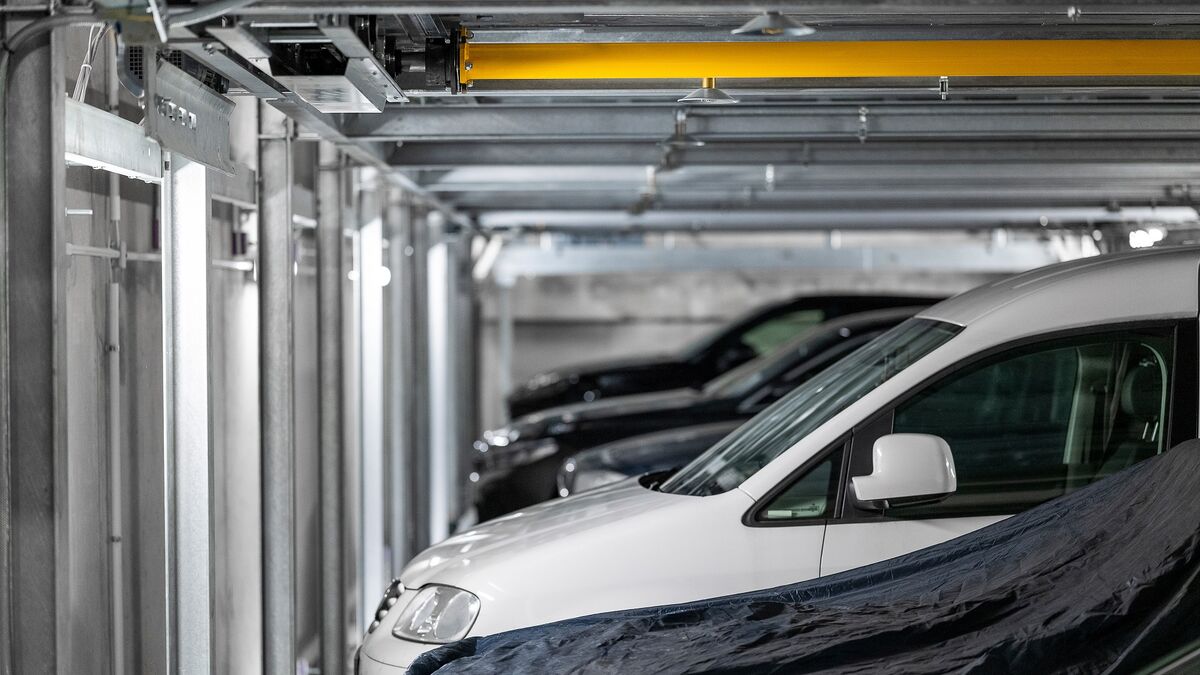 Innsiden av parkeringssystemet